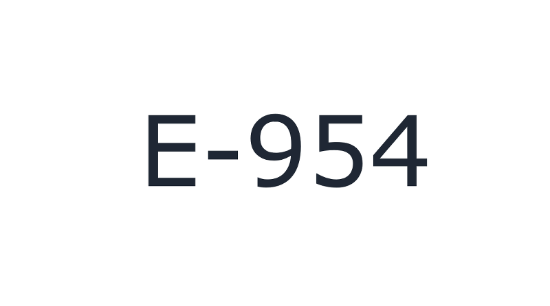 Sodium saccharin E 954